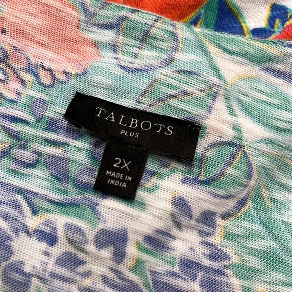TALBOTS Tropical Cotton Dress, EUC - Picture 7 of 12